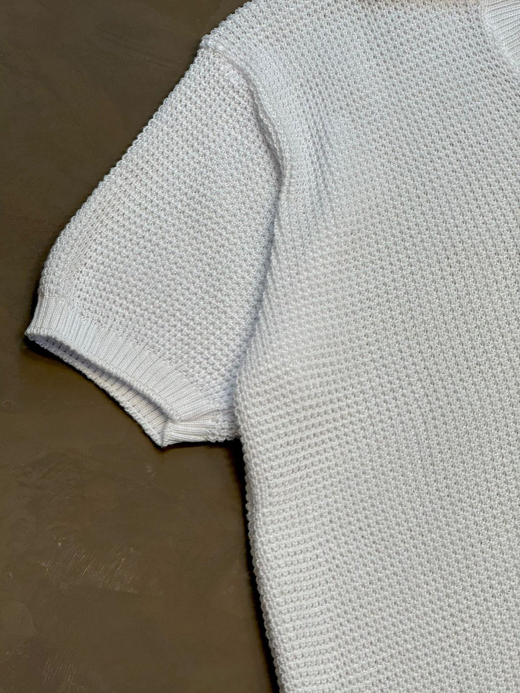 POLO TRICOT COSTURA ITALIANA - BRANCA