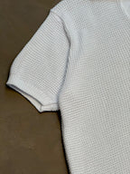 POLO TRICOT COSTURA ITALIANA - BRANCA
