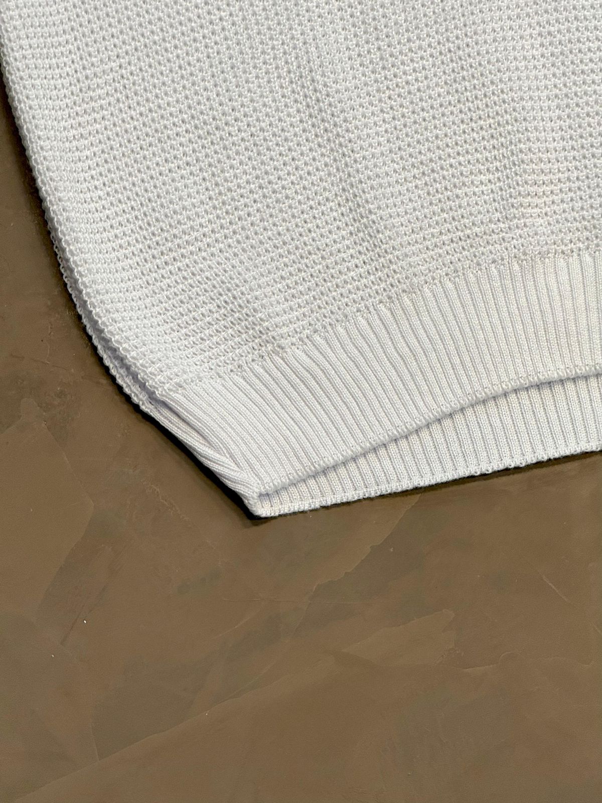 POLO TRICOT COSTURA ITALIANA - BRANCA