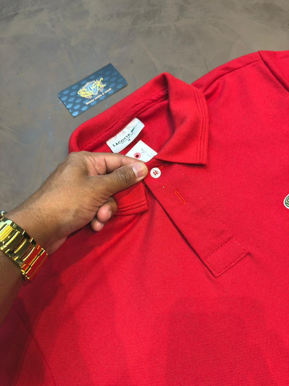 CAMISETA POLO LCST - VERMELHA