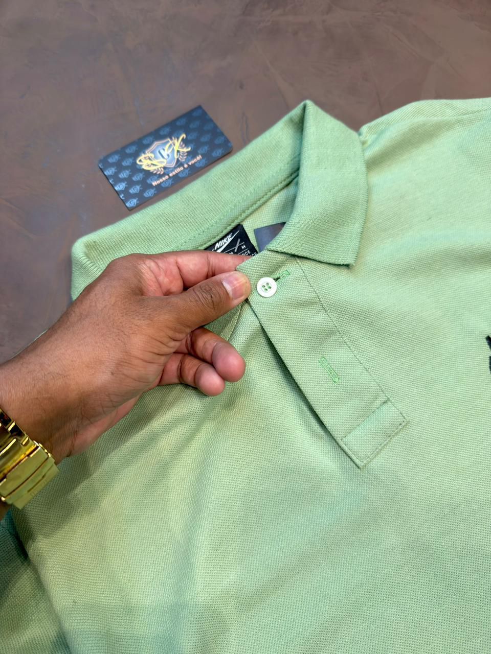 CAMISETA POLO NK SPORTSWEAR - VERDE