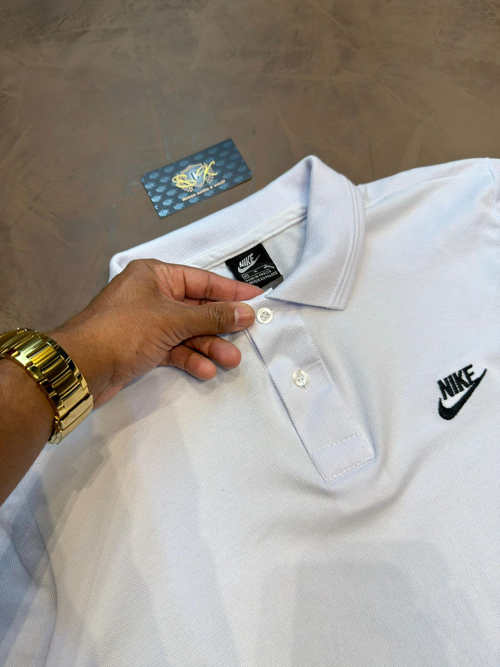CAMISETA POLO NK SPORTSWEAR - BRANCO
