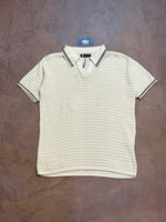 POLO TRICOT - BEGE
