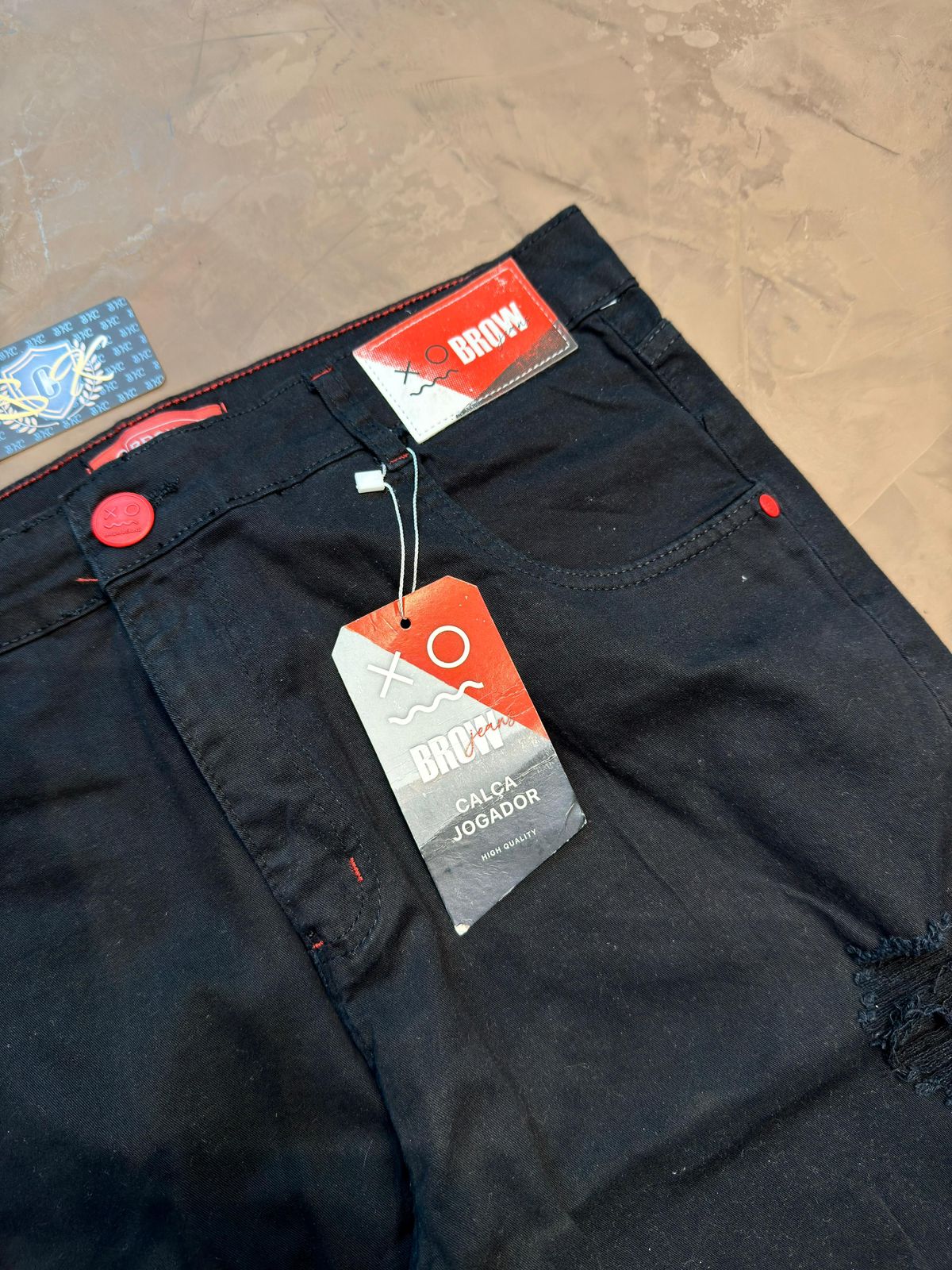 CALÇA BROW "JOGADOR" - PRETA