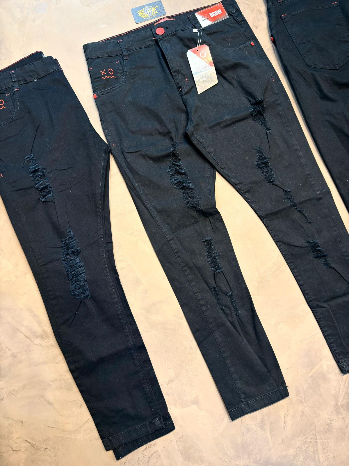 CALÇA BROW "JOGADOR" - PRETA