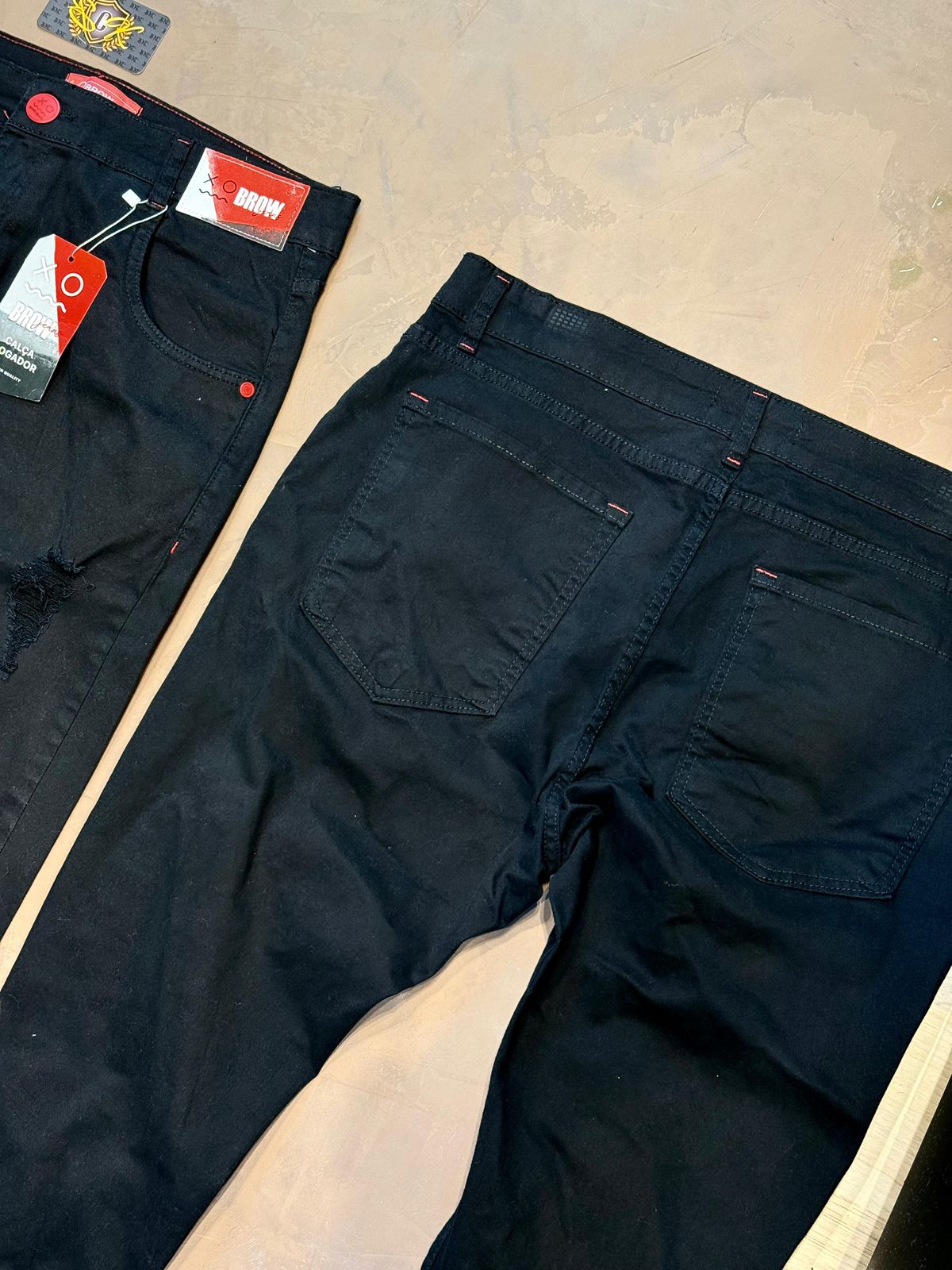 CALÇA BROW "JOGADOR" - PRETA