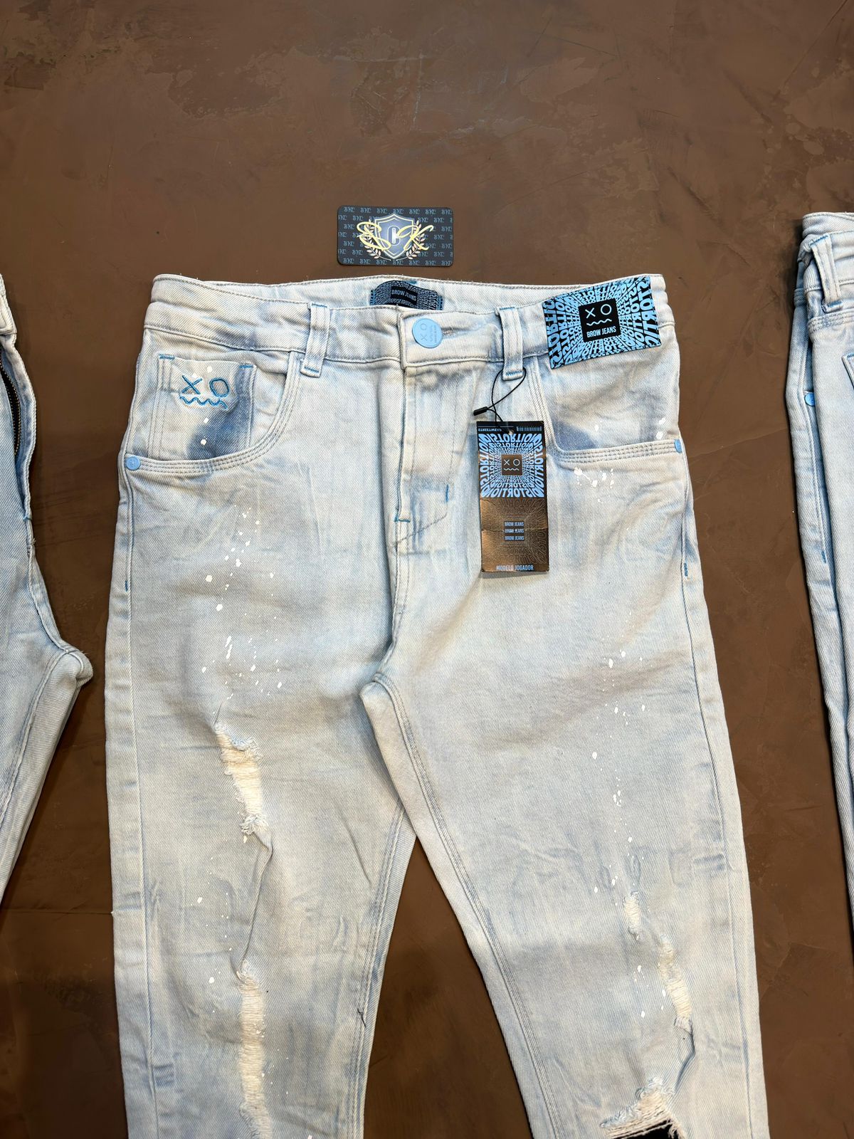 CALÇA BROW "JOGADOR" - LAVAGEM CLARA
