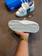 TÊNIS ADDS CAMPUS GOLD - BRANCO E DOURADO
